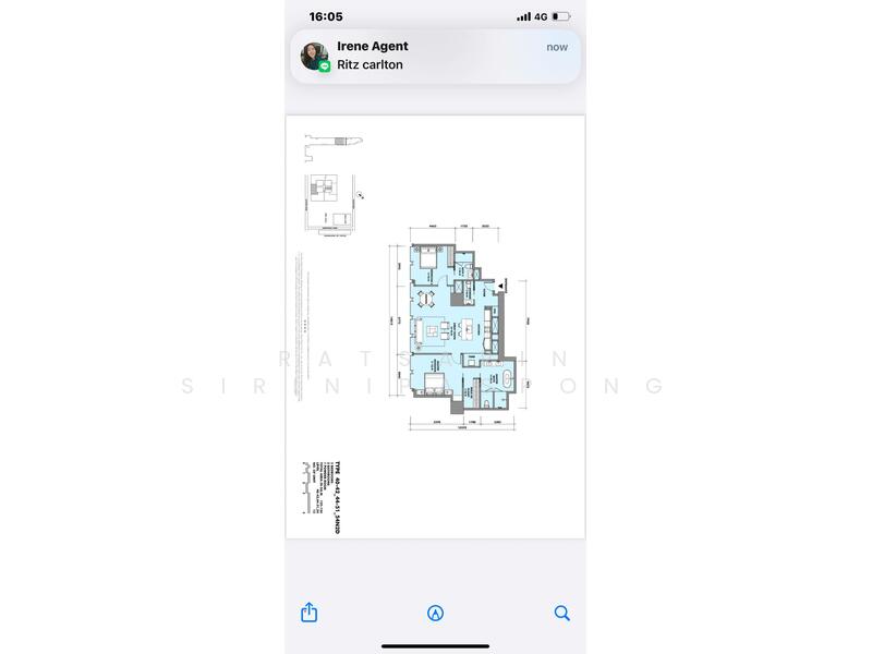 The Ritz-Carlton Residences, Bangkok, 114 Narathiwat Ratchanakarin Road, Silom, Bang Rak, Bangkok, 2 Bedrooms, 124 sqm, Condo For Sale, by Ratsarin Sirinipaspong, 500007404 - DDproperty.com