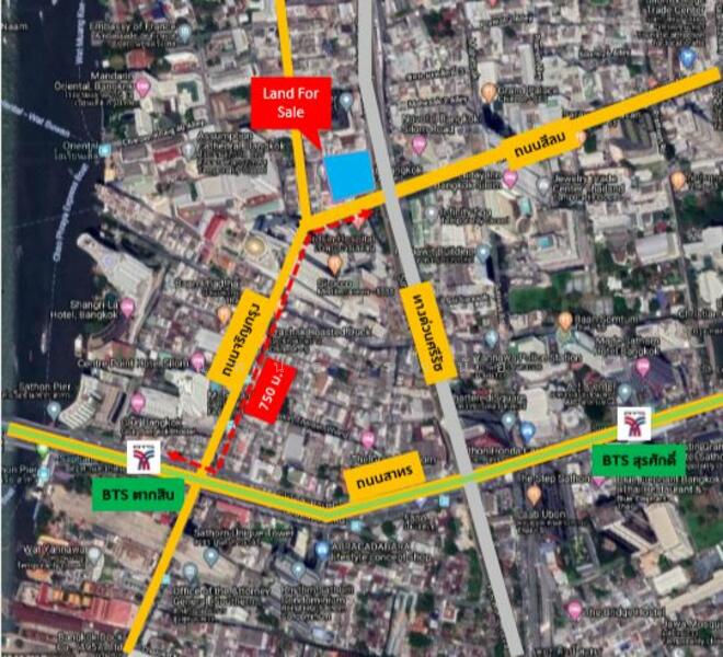 ขาย - ที่ดินถนนสีลม, กรุงเทพ