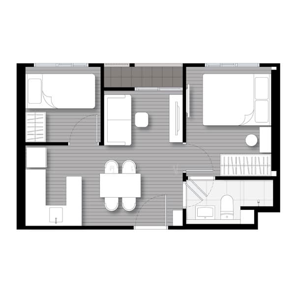 Nue Evo Ari, bangkok, 50 Phahon Yothin 7, Samsen Nai, Phaya Thai, Bangkok, 2 Bedrooms, 35 sqm, Condo Option To Buy, by คุณ ปู, 500009538 - DDproperty.com