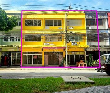 ขาย - ที่ดิน+อาคารพาณิชย์ 3 ชั้น 100 ตร.ว. ที่ดิน+อาคารพาณิชย์ ซอยศรีนครินทร์2 ใกล้แยกลำสาลี, กรุงเทพ