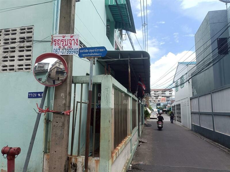 ขาย - ที่ดิน + สิ่งปลูกสร้าง 22.4 ตร.ว. ซอยรังสิต-ปทุมธานี21 (ชุมชนรักษ์สันติพัฒนา, ปทุมธานี