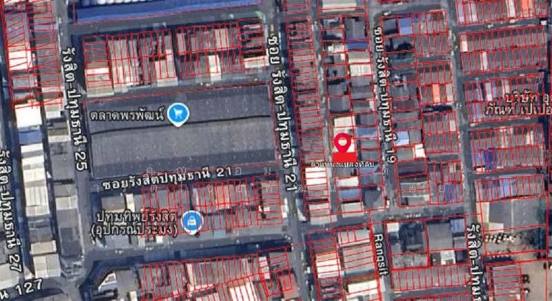 ขาย - ที่ดิน + สิ่งปลูกสร้าง 22.4 ตร.ว. ซอยรังสิต-ปทุมธานี21 (ชุมชนรักษ์สันติพัฒนา, ปทุมธานี