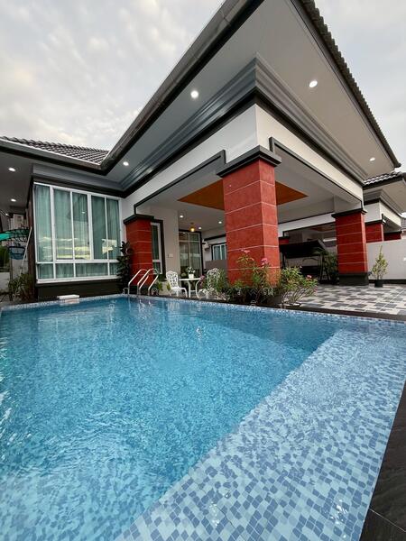 ขาย - บ้านใหม่ พลูวิลล่าหลังใหญ่ ใกล้สนามบินหาดใหญ่ น้ำไม่ท่วม ราคาดี, สงขลา