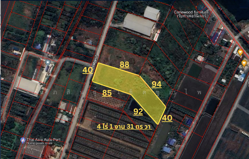 For Sale - ที่ดินเปล่า 4 ไร่ 1 งาน 31 ตร. วา ลาดหลุมแก้ว, Pathum Thani