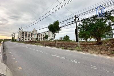 ขาย - ที่ดินถมแล้ว 3ไร่ ซอยเอแบค ถนนบางนา-ตราด กม.26 ใกล้ทางด่วนบูรพาวิถี, สมุทรปราการ