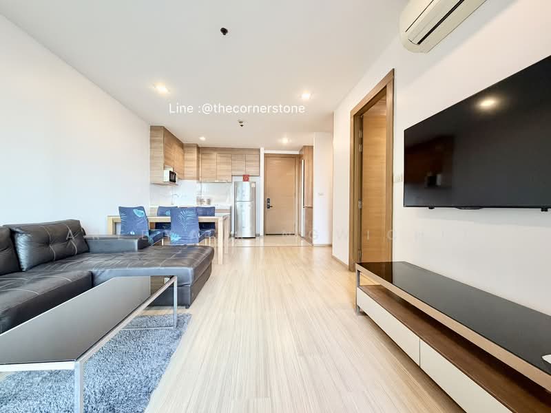 Rhythm Ratchada-Huaikwang, Bangkok, 218 Ratchadaphisek Road, Huai Khwang, Huai Khwang, Bangkok, 2 Bedrooms, 65 sqm, Condo For Rent, by Areeya Kingwichit, 500020638 - DDproperty.com