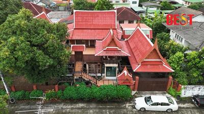 ขาย - ขาย บ้านเรือนไทยโบราณ 2 หลัง บนที่ดิน 160 ตร.วา – หมู่บ้านเศรษฐกิจ บางแค, กรุงเทพ