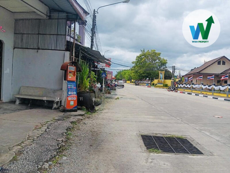 ขาย - ขายที่ดินพร้อมสิ่งปลูกสร้างแปลงมุม 47 ตารางวา ติดถนนใหญ่ ตะโหมด พัทลุง, พัทลุง