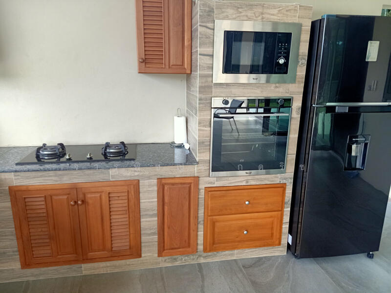 Outside back porch kitchen