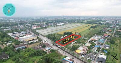 ขาย - ขายที่ดินเปล่า ติดถนน 6 เลน นิมิตใหม่-มีนบุรี ราคาถูก!!, กรุงเทพ