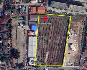 ขาย - ขายที่ดิน 6 ไร่ ซอยประชาอุทิศ ใกล้รถไฟฟ้าสายสีม่วง, นนทบุรี