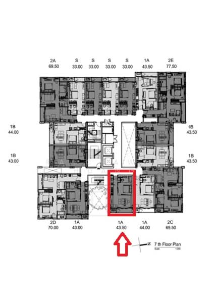 Circle S Sukumvit 12, Bangkok, Soi Sukumvit 12, Khlong Toei, Bangkok, 1 Bedroom, 43 sqm, Condo For Sale, by Ratchawan Huang, 500032240 - DDproperty.com