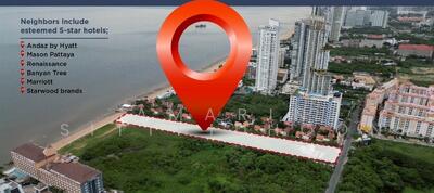 ขาย - ที่ดินติดชายหาดจอมเทียน พัทยา, ชลบุรี