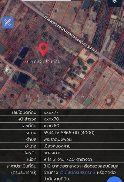 ขาย - บ้านโคกป่าฝาง เทศบาลเมืองหนองคาย, หนองคาย