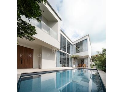 ขาย - NG072 ขาย หรือ ให้เช่า "Modern Minimalist House with Pool" บ้านเดี่ยวสไตล์พูลวิลล่า ลาดพร้าว, กรุงเทพ