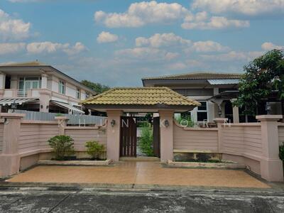 ขาย - ขาย บ้านชั้นเดียว ม.บ้านฟ้ากรีนพาร์ค รอยัล ธนบุรีรมย์ โครงการติดถนนประชาอุทิศ ติดถนนสองด้าน ทุ่งครุ, กรุงเทพ