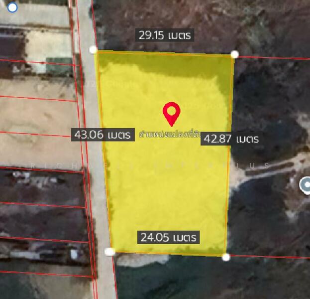 For Sale - Land for sale in Nong Hong, 265 sq m, filled in, next to a concrete road, near Highway 3023-900 m,, Chon Buri (Pattaya)