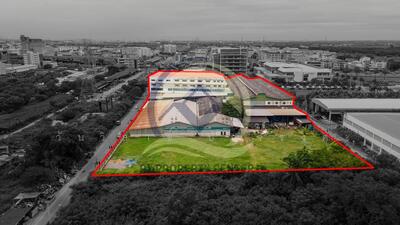 ขาย - ที่ดินพร้อมโรงงาน ซอยคลองหลวง 8 เนื้อที่ 10-3-40 ไร่ (4,340 ตร.ว.), ปทุมธานี