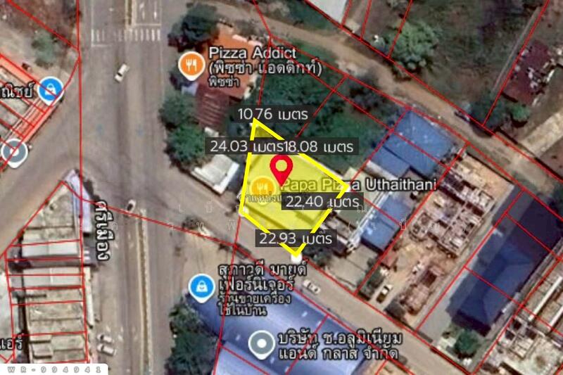 For Sale - WR-994941 Land with buildings, Sakae Krang, 140 sq wah, Sri Uthai Road, Uthai Thani, near Uthai Than, Uthai Thani