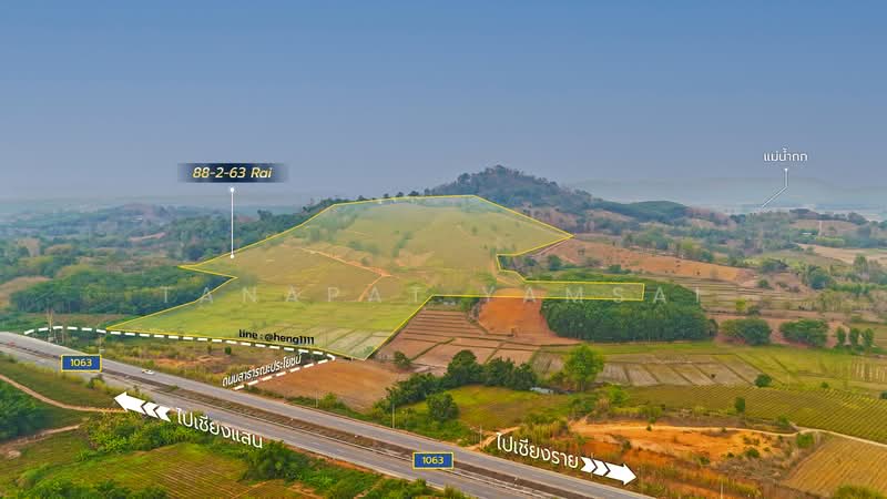 แม่จัน, Chiang Rai, 1063, Tha Kao Pluak, Mae Chan, Chiang Rai, , 141,852 sqm, Land For Sale, by Tanapat Yamsai, 500053540 - DDproperty.com