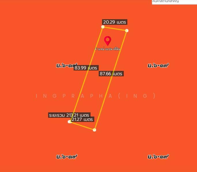 For Sale - ขายที่ดินเปล่า จรัญสนิทวงศ์ 37 ซ.อำนวย5 1 ไร่ 39.6 ตร.ว. (439.6 ตร.ว.) เดินทางสะดวก อยู่ในแหล่งชุ, Bangkok