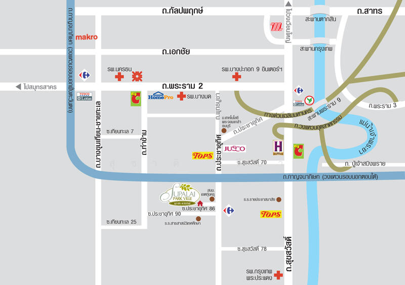 For Rent - Supalai Park Ville Prachauthit 86, Bangkok
