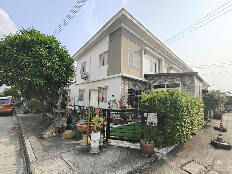 ขาย - ขายทาวน์เฮาส์หลังมุม พฤกษา 60/1 รังสิต-บางพูน ตกแต่งสวยพร้อมเข้าอยู่ ทำเลดี ใกล้ฟิวเจอร์พาร์ครังสิต, ปทุมธานี