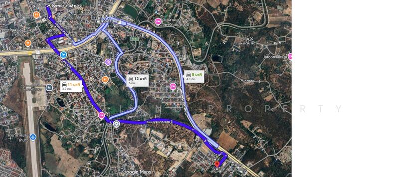 For Sale - ขายบ้านแฝด หมู่บ้านธนวรรณ 1 ชั้น 2 นอน 2 น้ำ 1 ครัว, Lampang