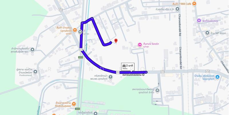 ขาย - ขายที่ดินบ้านเกาะ หลังต้นทองรีสอร์ท 80 ตารางวา, อุตรดิตถ์