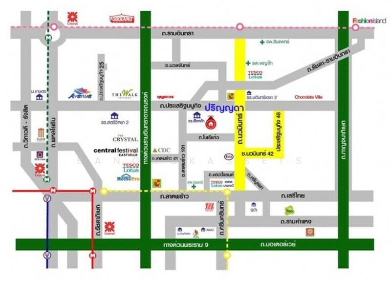 For Sale - บ้านเดี่ยว ม.ปริญญดา เกษตร-นวมินทร์ แจ่มจันทร์ หลังมุม ใกล้เซ็นทรัล อีสต์วิลล์ (5955), Bangkok