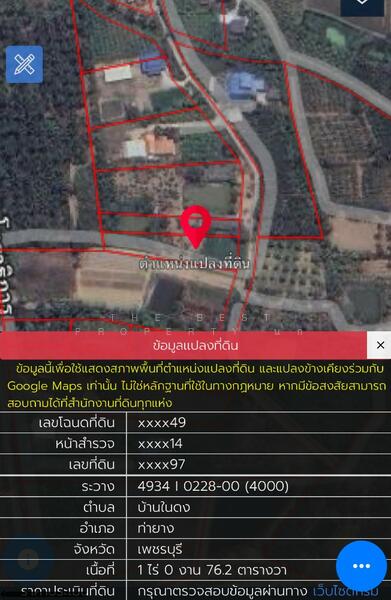 ขาย - ที่ดินท่ายาง เพชรบุรี, เพชรบุรี