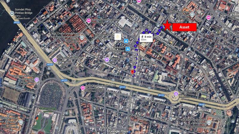 ขาย - ตึกแถว 2 คู่หา ใกล้ วัดบวร ถนนข้าวสาร เหมาะทำ Hostel, กรุงเทพ