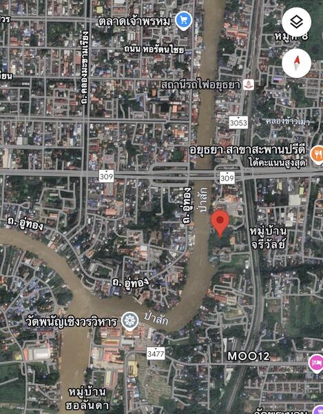 ขาย - ที่ดิน ติดแม่น้ำ ในเมืองอยุธยา, พระนครศรีอยุธยา