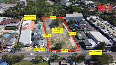 ขาย - ขายที่ดินเปล่า เกือบ 3 ไร่ ติดถนนโยธินพัฒนา รูปแปลงที่ดินสวย ถมแล้ว เหมาะสำหรับลงทุน, กรุงเทพ