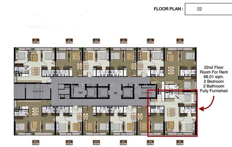 Noble Recole, Bangkok, 77 Soi Sukhumvit 19 Sukhumvit Road, Khlongtoei Nua, Watthana, Bangkok, 2 Bedrooms, 67 sqm, Condo For Rent, by Connex Property, 500083809 - DDproperty.com