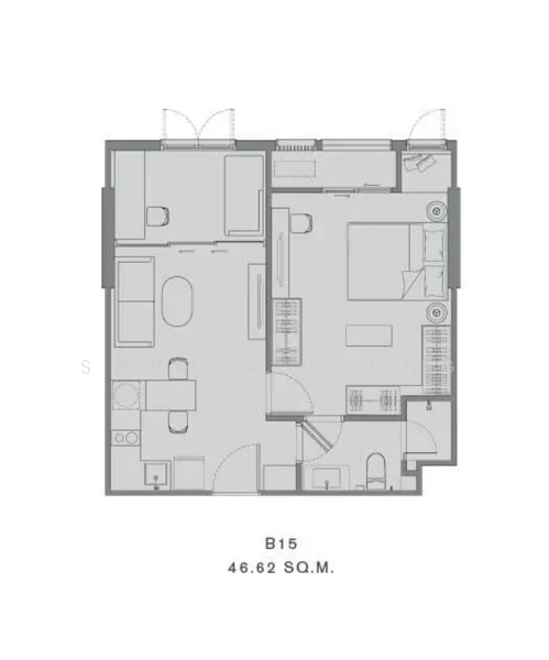 Chapter Thonglor 25 : แชปเตอร์ ทองหล่อ 25, กรุงเทพ, ซอยทองหล่อ 25 ถนนสุขุมวิท, คลองตันเหนือ, วัฒนา, กรุงเทพ, 47 ตร.ม., คอนโด ให้เช่า, โดย Sophia Leung, 500084032 - DDproperty.com