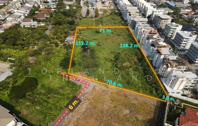 ขาย - ขาย ที่ดิน เลียบด่วนเอกมัย-รามอินทรา (ใกล้ทางด่วน) 4-0-0 ไร่ เหมาะสร้าง บ้าน และ สำนักงาน ถนน 6 m., กรุงเทพ