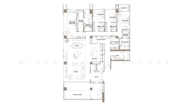 The Residences at Sindhorn Kempinski : เดอะ เรสซิเดนซ์ แอท สินธร เคมปินสกี้, กรุงเทพ, 88 ซอยต้นสน ถนน สารสิน, ลุมพินี, ปทุมวัน, กรุงเทพ, 540 ตร.ม., คอนโด ให้เช่า, โดย Wisdom Real Estate, 500086044 - DDproperty.com
