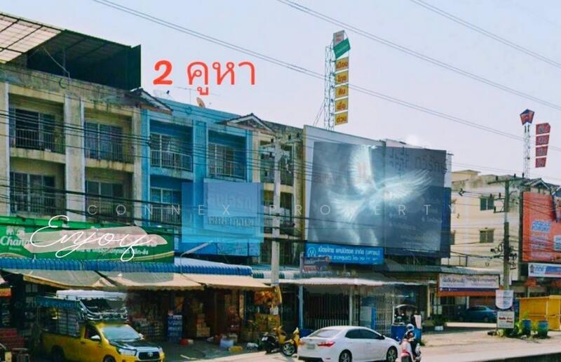For Sale - Commercial building for sale, 4 stories, 2 units, on Road 346, Lad Lum Kaeo., Pathum Thani
