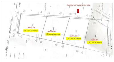 ขาย - ขายที่นาติดถนนและคูน้ำสาธารณะ จ.สุพรรณบุรี บางปลาม้า วังน้ำเย็น, สุพรรณบุรี