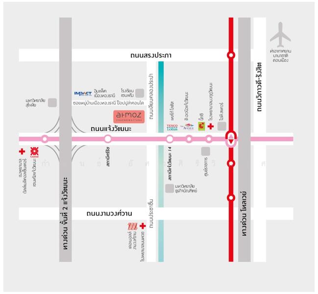 ให้เช่า - Atmoz Chaengwattana : แอทโมซ แจ้งวัฒนะ, นนทบุรี