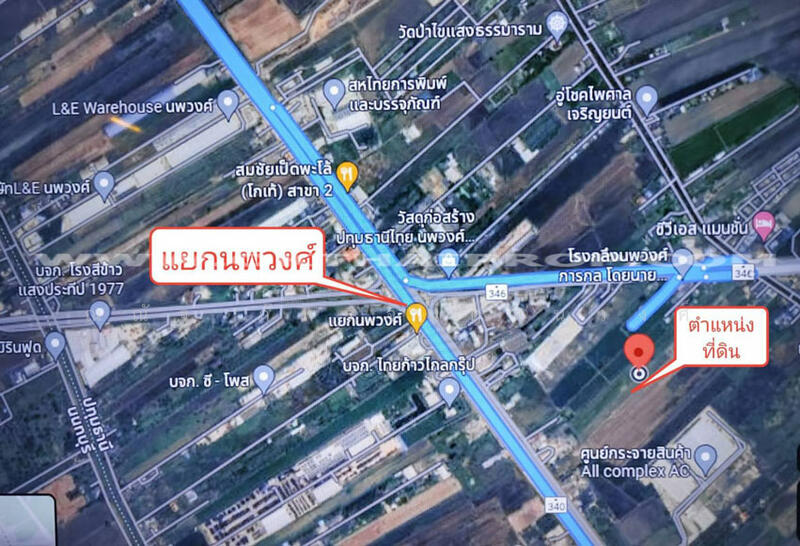 For Sale - ถ.346 ต.หน้าไม้ อ.ลาดหลุมแก้ว จ.ปทุมธานี, Pathum Thani