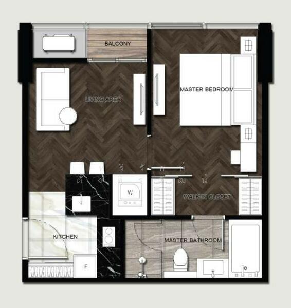 The Esse Sukhumvit 36, Bangkok, Soi Sukhumvit 36, Sukhumvit Road, Phra Kanong, Khlong Toei, Bangkok, 1 Bedroom, 38 sqm, Condo For Sale, by หริรักษ์ ตั้งติรวัฒน์, 500096121 - DDproperty.com