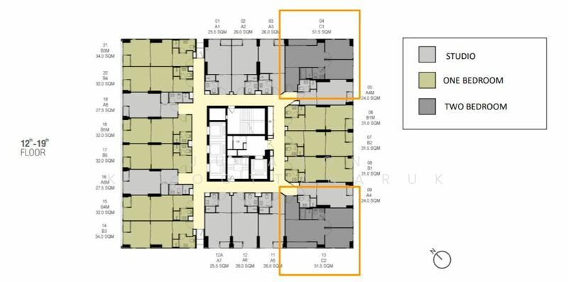 Culture Thonglor, Bangkok, Soi Sukhumvit 59, Sukhumvit Road, Khlong Tan Nua, Watthana, Bangkok, 2 Bedrooms, 52 sqm, Condo For Sale, by Jutanon Komoottanaruk, 500097369 - DDproperty.com