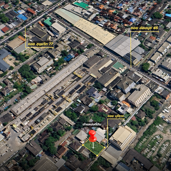 For Sale - ที่ดิน ซ.อ่อนนุช 46 แขวงอ่อนนุช เขตสวนหลวง จ.กรุงเทพมหานคร 10250, Bangkok