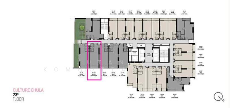 Culture Chula, Bangkok, 38/12 Soi Pratu Chai, Si Phraya, Bang Rak, Bangkok, 2 Bedrooms, 57 sqm, Condo For Sale, by Jutanon Komoottanaruk, 500098013 - DDproperty.com