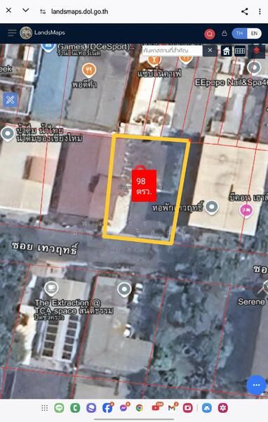 ขาย - ที่ดิน98ตรมฺ ใกล้ถนนนิมมาน เมืองเชียงใหม่, เชียงใหม่