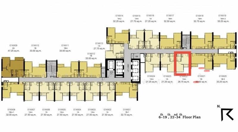 The Line Sukhumvit 101, Bangkok, 3009 Sukhumvit 101 Road, Bang Chak, Phra Khanong, Bangkok, 1 Bedroom, 27 sqm, Condo For Sale, by AREA66 Real Estate Co.,Ltd, 500101162 - DDproperty.com