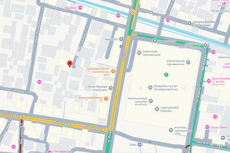 ขาย - ขายที่ดินพร้อมอาคารหอพัก และบ้านเดี่ยว ถนนดินสอ เสาชิงช้า เขตพระนคร อยู่หลังร้านมนต์นมสด, กรุงเทพ