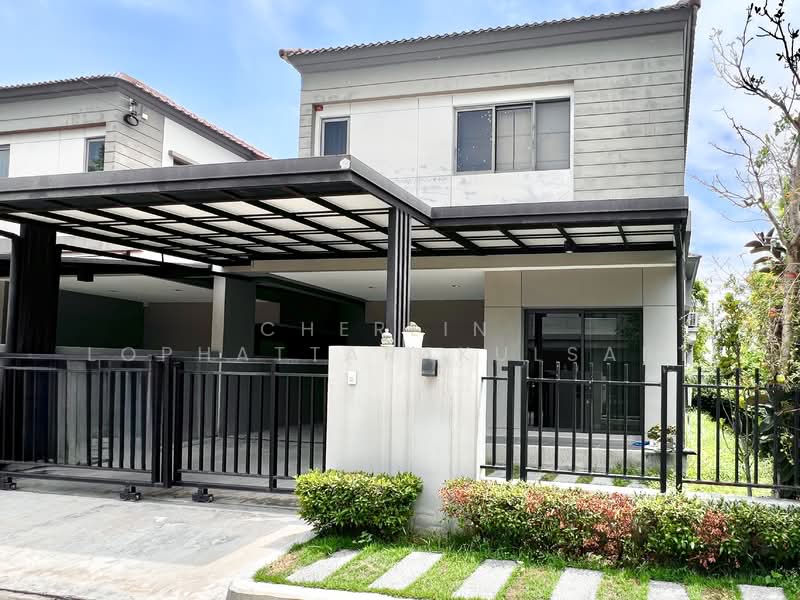 V Compound Ratchaphruek-Pinklao : วี คอมพาวด์ ราชพฤกษ์ - ปิ่นเกล้า, นนทบุรี, ซอยสวนผัก 32, มหาสวัสดิ์, บางกรวย, นนทบุรี, 172 ตร.ม., บ้านแฝด ขาย, โดย Cherlin Lophattarakulsart, 500107002 - DDproperty.com